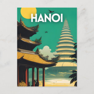 Carte Postale Hanoï Vietnam Travel