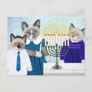 Carte postale Hanoukka Kittens