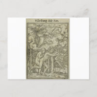 HANS HOLBEIN ADAM & EVE DEHORS DU PARADIS