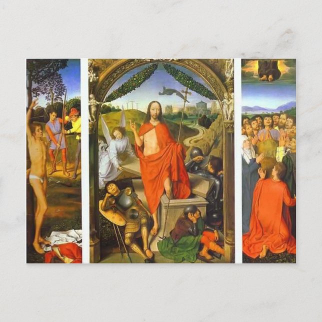 Carte Postale Hans Memling- Triptyque de la Résurrection (Devant)