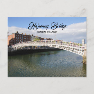 Carte postale Ha'penny Bridge Dublin Ireland