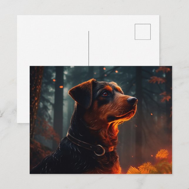 Carte postale Happiness on Four Paws (Devant / Derrière)