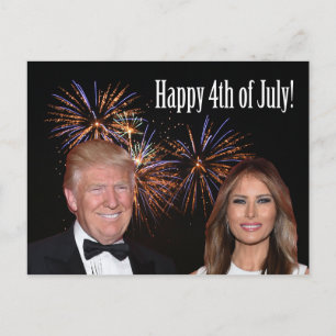 Carte Postale Happy 4th of July from Donald and Melania Trump