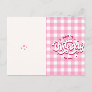 Carte Postale Happy Birthday Card | Birthday Greeting Card 