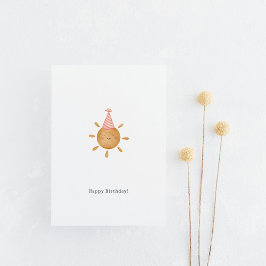 Carte Postale Happy Birthday Sunshine Card