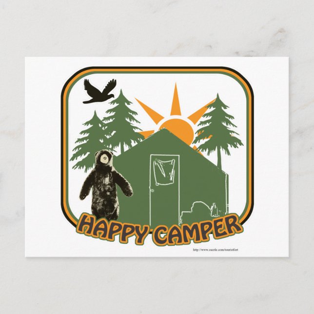 Carte Postale Happy Camper Classic (Devant)