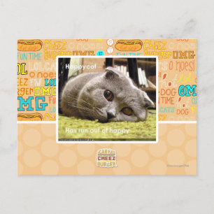 Carte Postale Happy cat, de happy