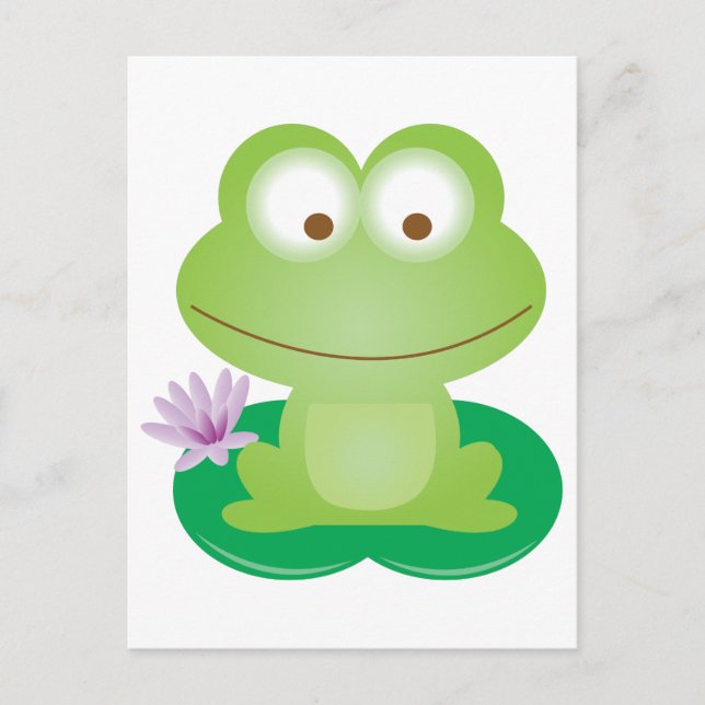 Carte Postale Happy Frog (Devant)