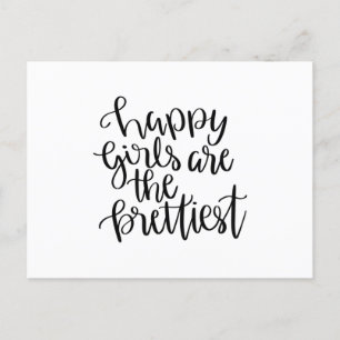 Carte Postale Happy girls are the prettiest