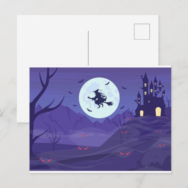 Carte Postale HAPPY HALLOWEEN 16 Postcard (Devant / Derrière)