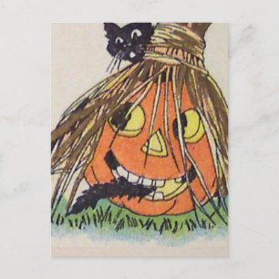 Carte Postale Happy Halloween (Carte d'Halloween Vintage)