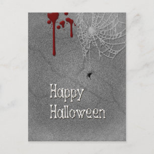 Carte Postale Happy Halloween Éffrayant Gravestone