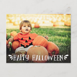 Carte Postale Happy Halloween Personnalisé Salutation photo