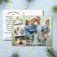 Happy Hanoukka Hand Lettré Photo Collage