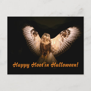 Carte Postale Happy Hoot'in Halloween