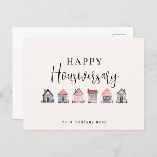 Carte Postale Happy Housiversary immobilier