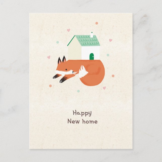 Carte Postale Happy new home vosje (Devant)