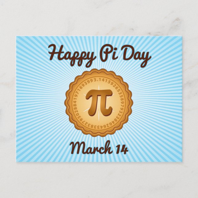Carte postale Happy Pi Day (Devant)