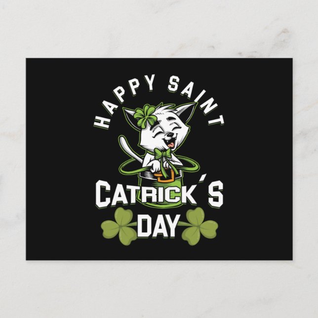 Carte Postale Happy Saint Catrick Irish St Patricks Day Gift (Devant)