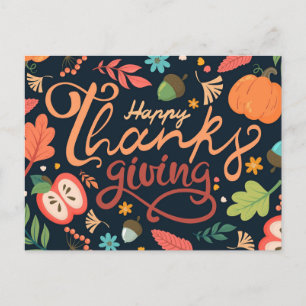 Carte Postale Happy Thanksgiving