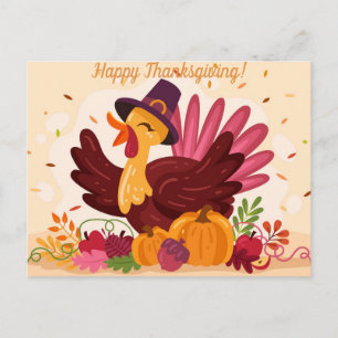 Carte Postale Happy Thanksgiving
