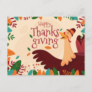 Carte Postale Happy Thanksgiving
