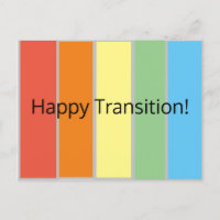 Carte postale Happy Transition