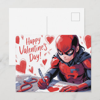 Carte Postale Happy Valentine’s Day Super-Héros -3