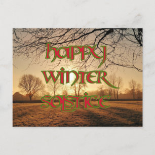 Carte postale Happy Winter Solstice : Winter Sun