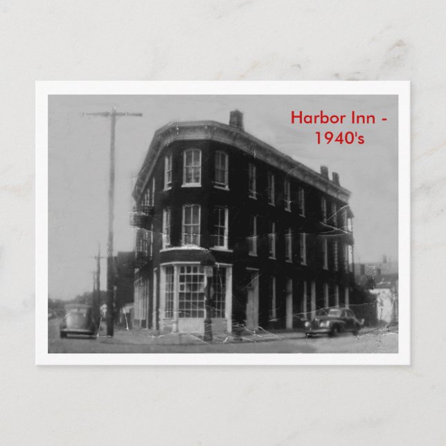 Carte Postale Harbour Inn 1940's (Devant)
