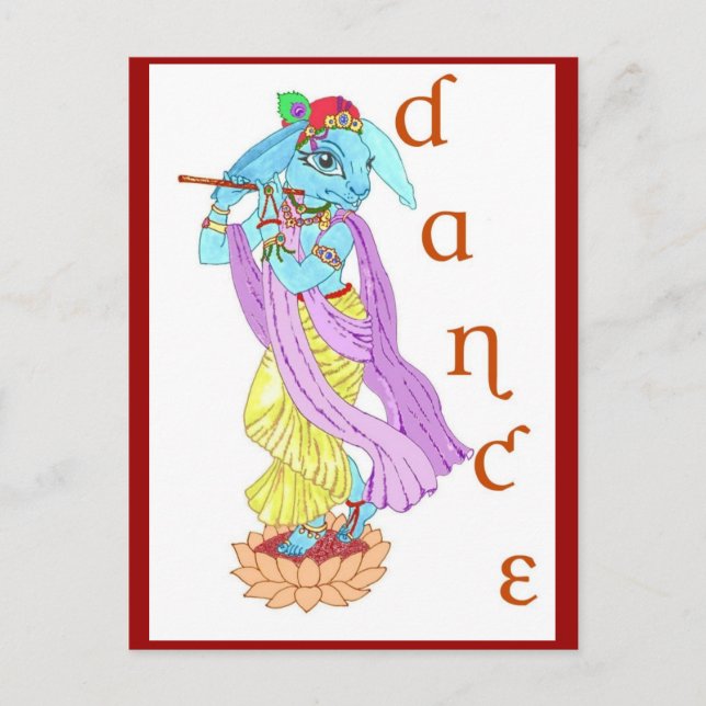 Carte Postale Hare Krishna (Devant)