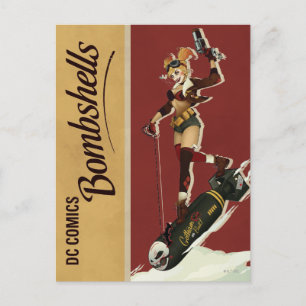 Carte Postale Harley Quinn Bombshells Pinup