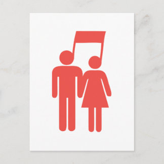 Carte Postale Harmonie dans la synchronisation