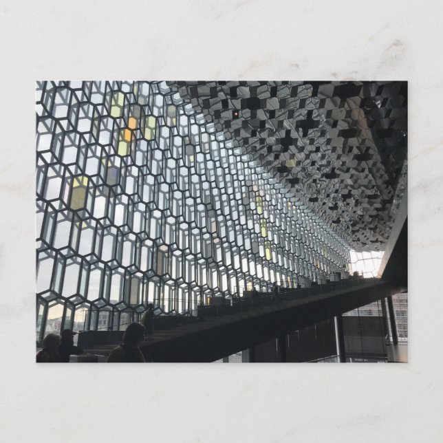 Carte Postale Harpa (Devant)