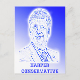 Carte Postale Harper conservateur