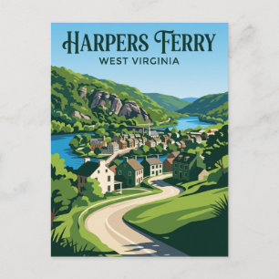 Carte Postale Harpers Ferry États-Unis
