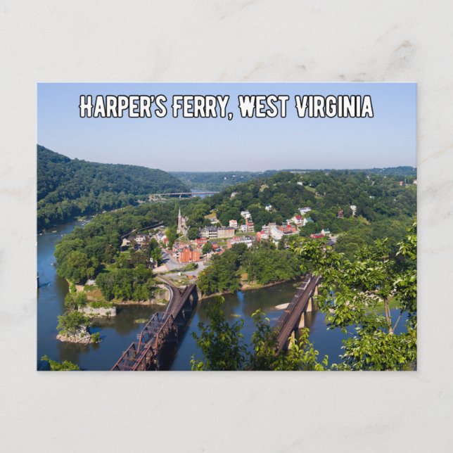 Carte postale Harper's Ferry West Virginia Travel (Devant)