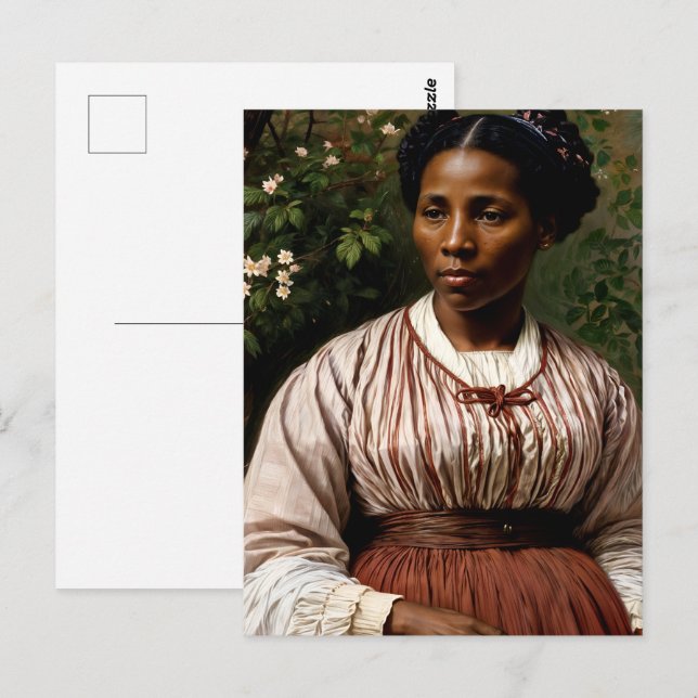 Carte Postale Harriet Tubman Art original (Devant / Derrière)