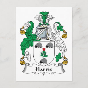 Carte Postale Harris Family Crest