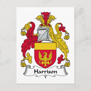 Carte Postale Harrison Family Crest