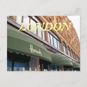Carte postale Harrods London Royaume-Uni