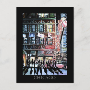 Carte Postale Harry Caray Chicago Art Randsom Art