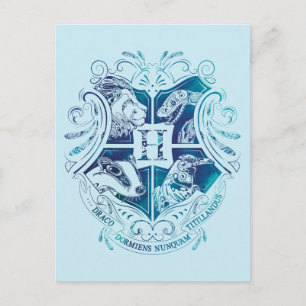 Carte Postale Harry Potter Aguamenti HOGWARTS™ Crest