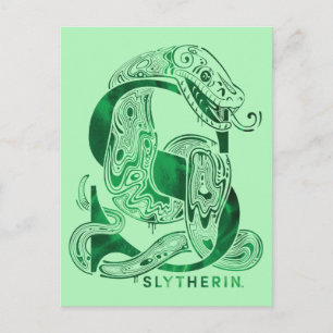 Carte Postale Harry Potter   Aguamenti SLYTHERIN™ Graphique