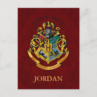 Carte Postale Harry Potter | Armoiries de Poudlard - Complète
