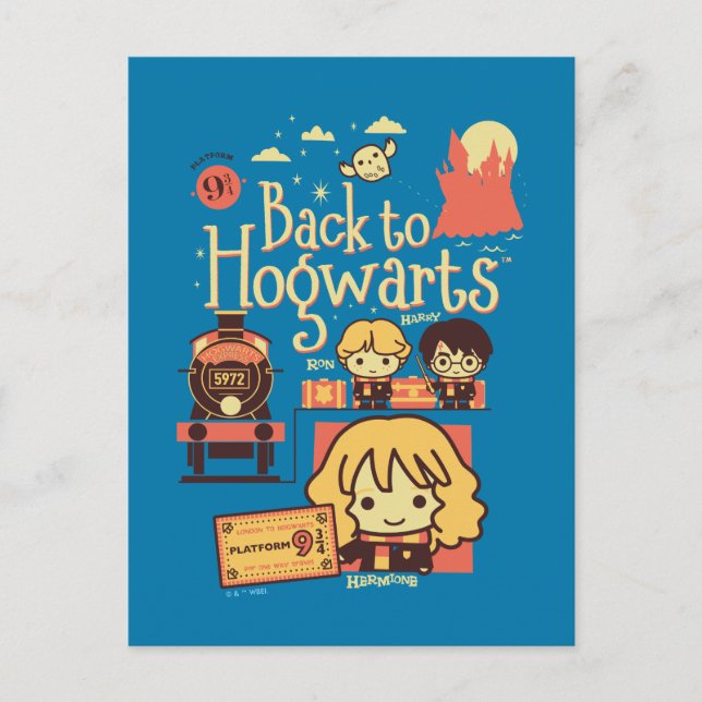 CARTE POSTALE HARRY POTTER™ | BACK TO HOGWARTS™ (Devant)