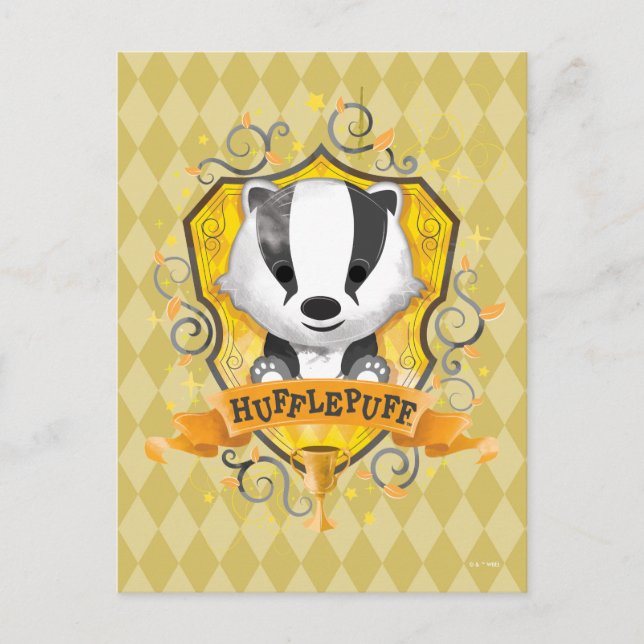 Carte Postale Harry Potter| Cimetière HUFFLEPUFF™ de charme (Devant)
