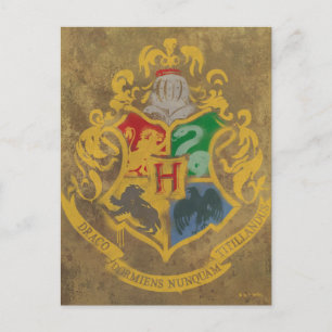 Carte Postale Harry Potter   Cimier de Poudlard rustique