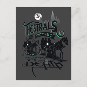 Carte Postale Harry Potter   Graphique de typographie de Thestra