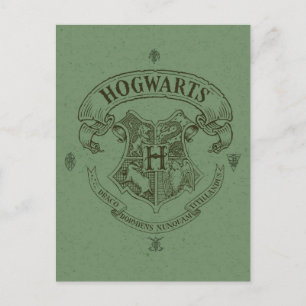 Carte Postale Harry Potter Hogwarts Banner Crest